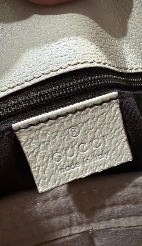 Canvas and leather tote bag, Gucci GG Monogram
