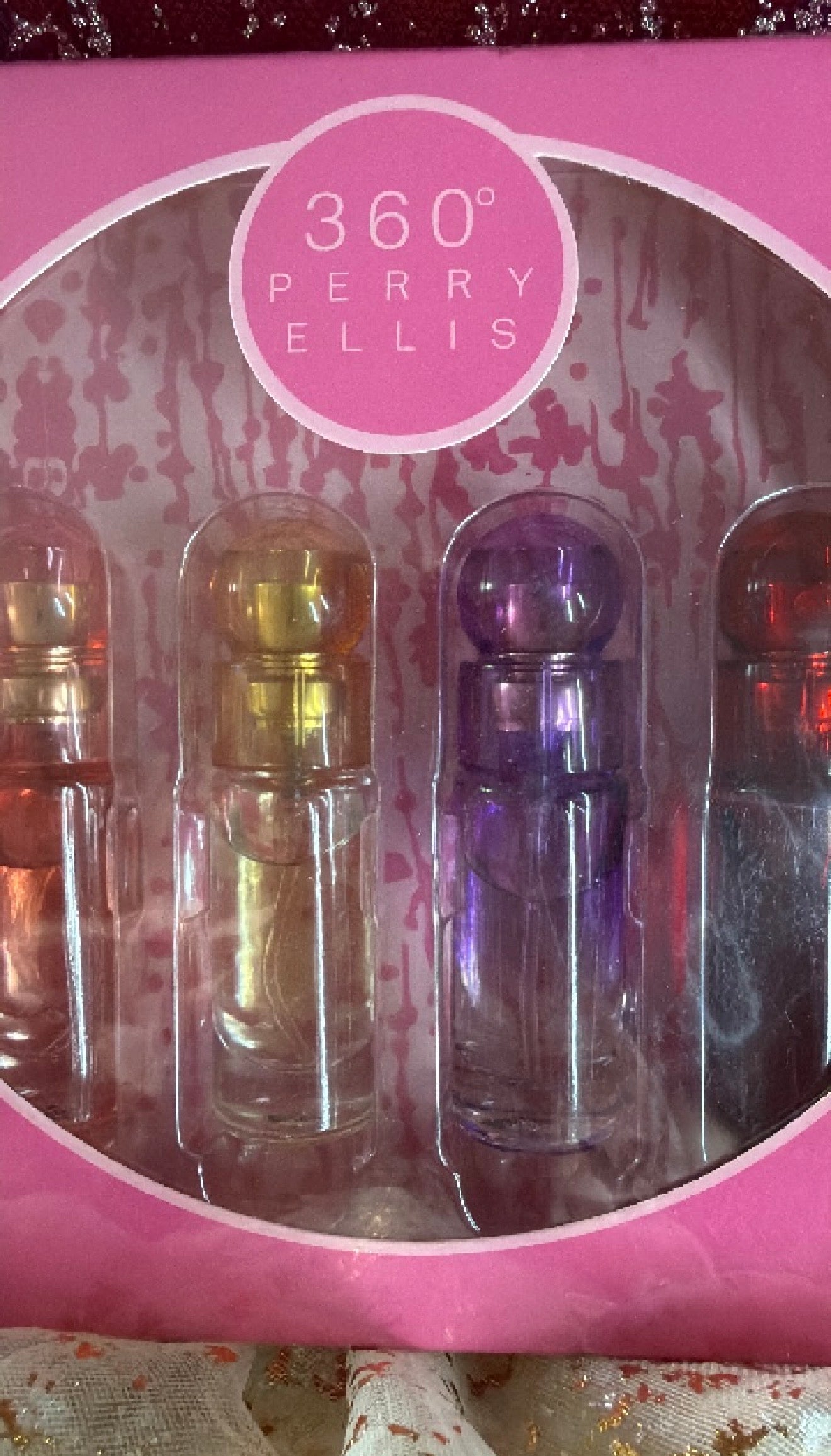 Fragrance gift set, Perry Ellis 360 4-piece mini perfume collection